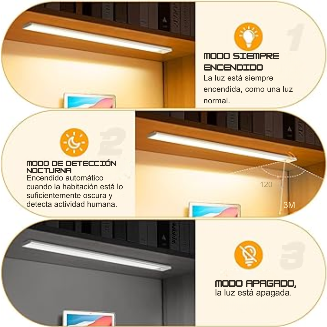 Lampara Led con sensor de movimiento